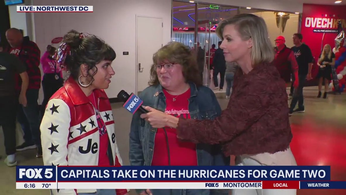 Capitals take on the Hurricanes for game 2